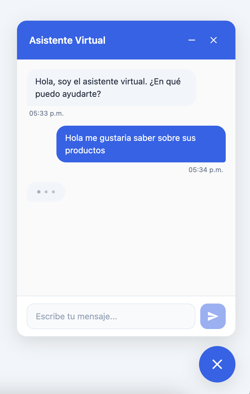 Captura de Asistente IA con RAG