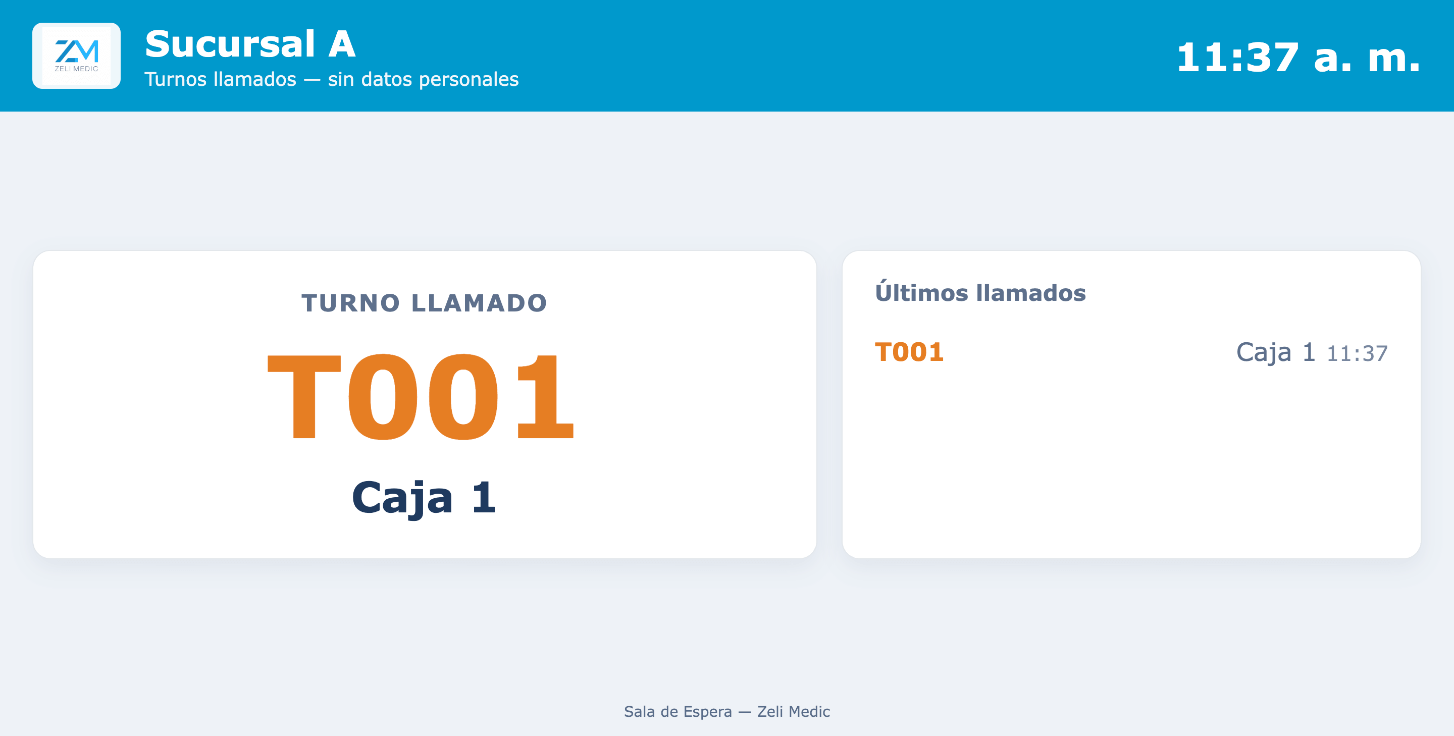 Captura de TurnoMático