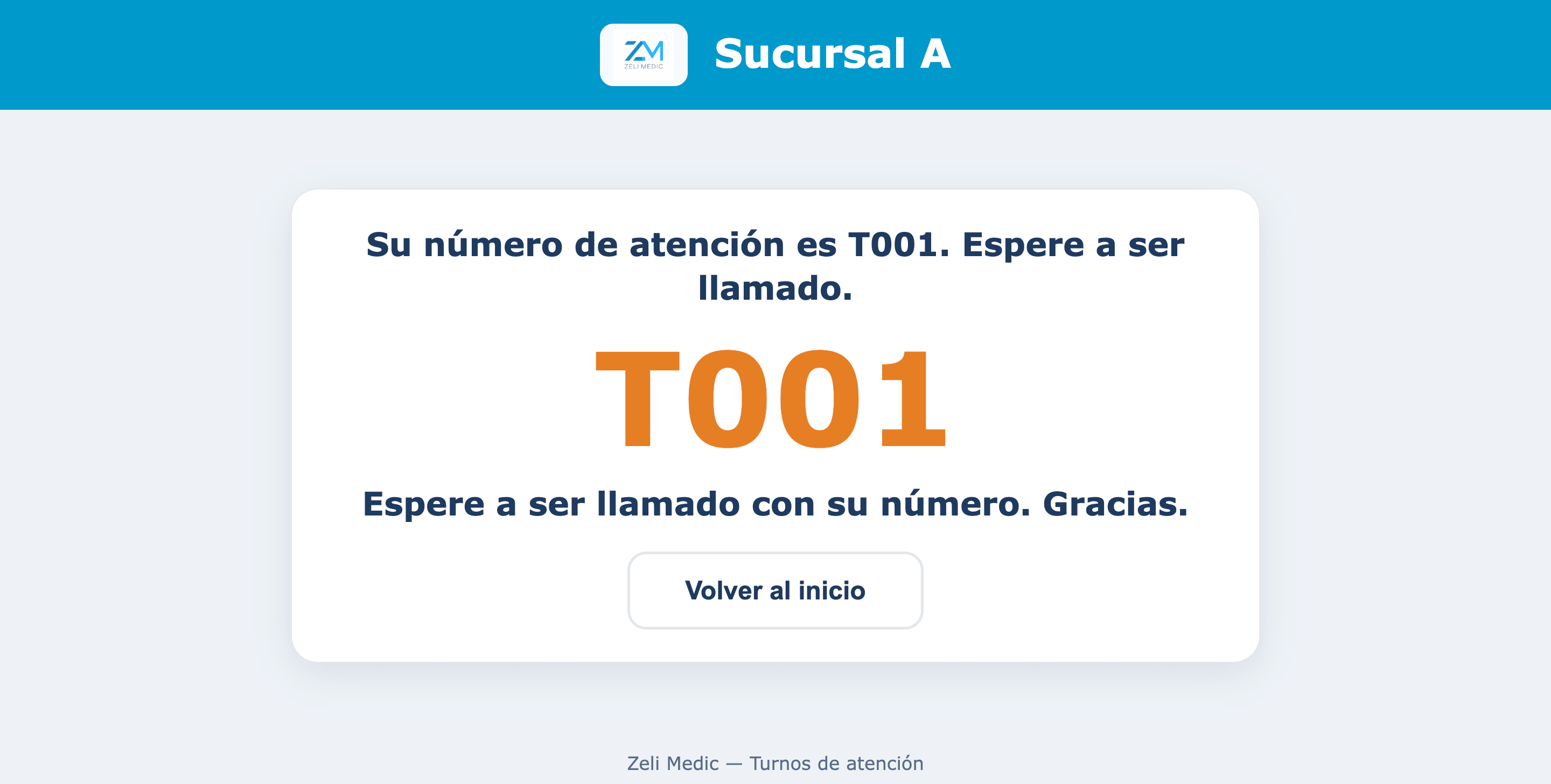 Captura de TurnoMático